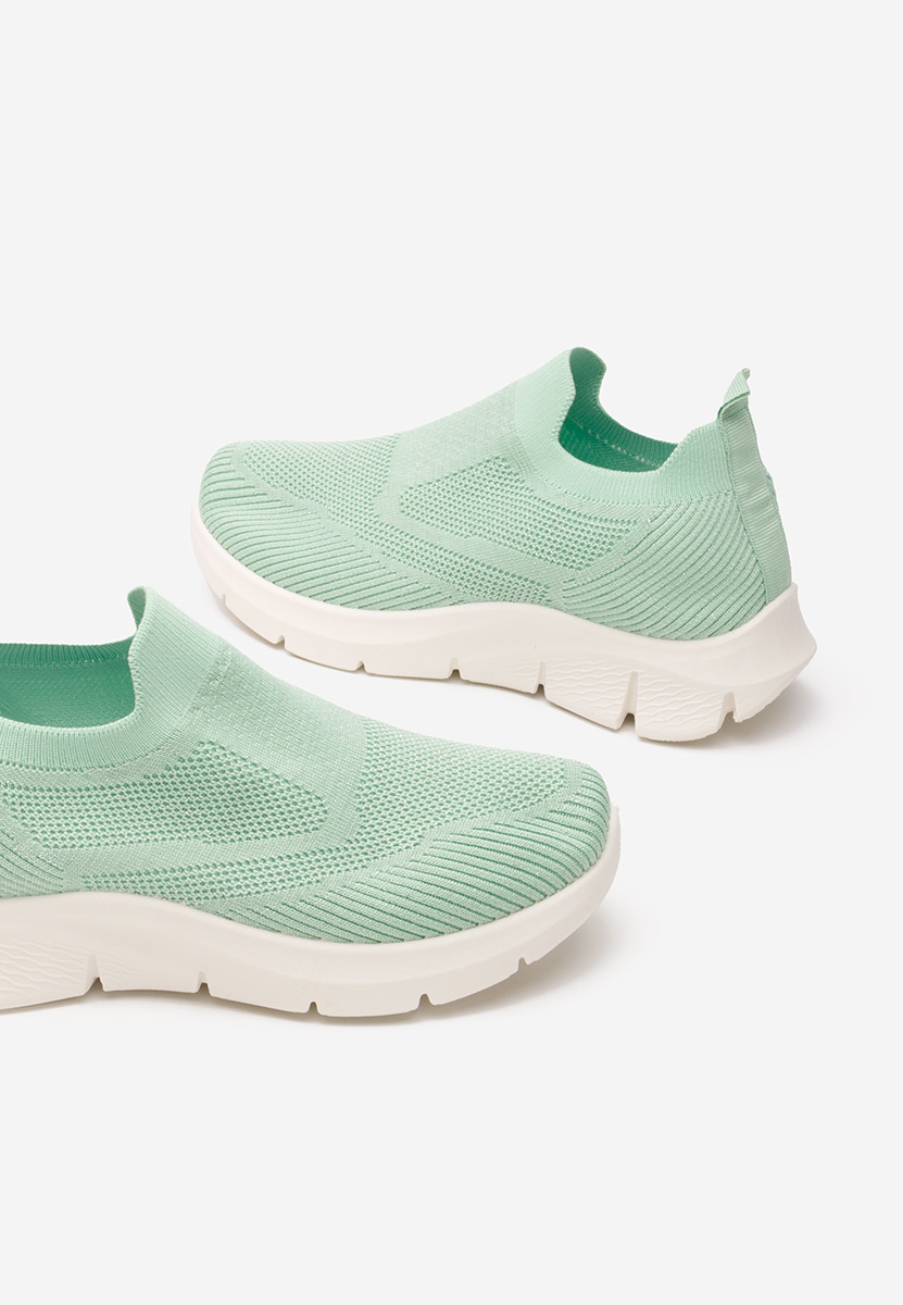 Tyrkysové slip on tenisky Milsena