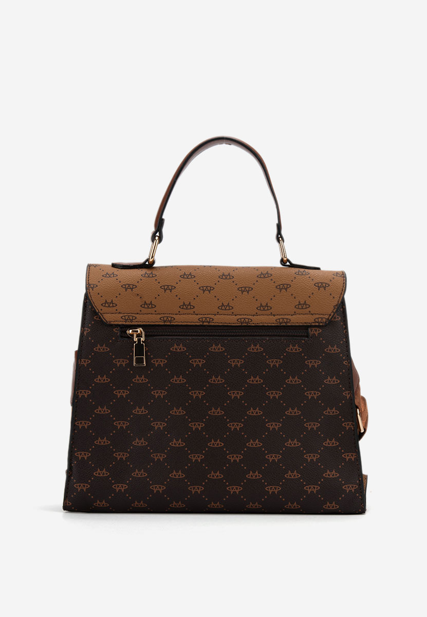 Hnedé rukojeť kabelky Leisure V3