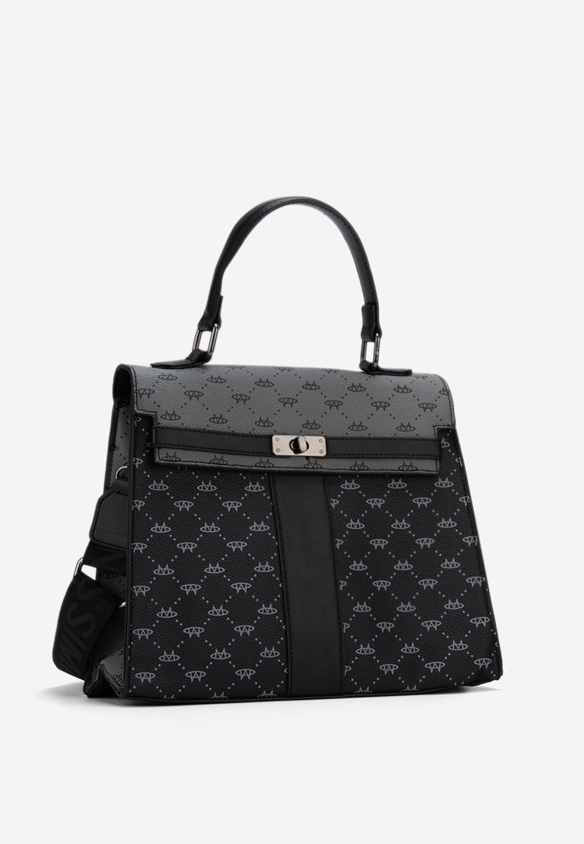 Černá rukojeť kabelky Leisure V3