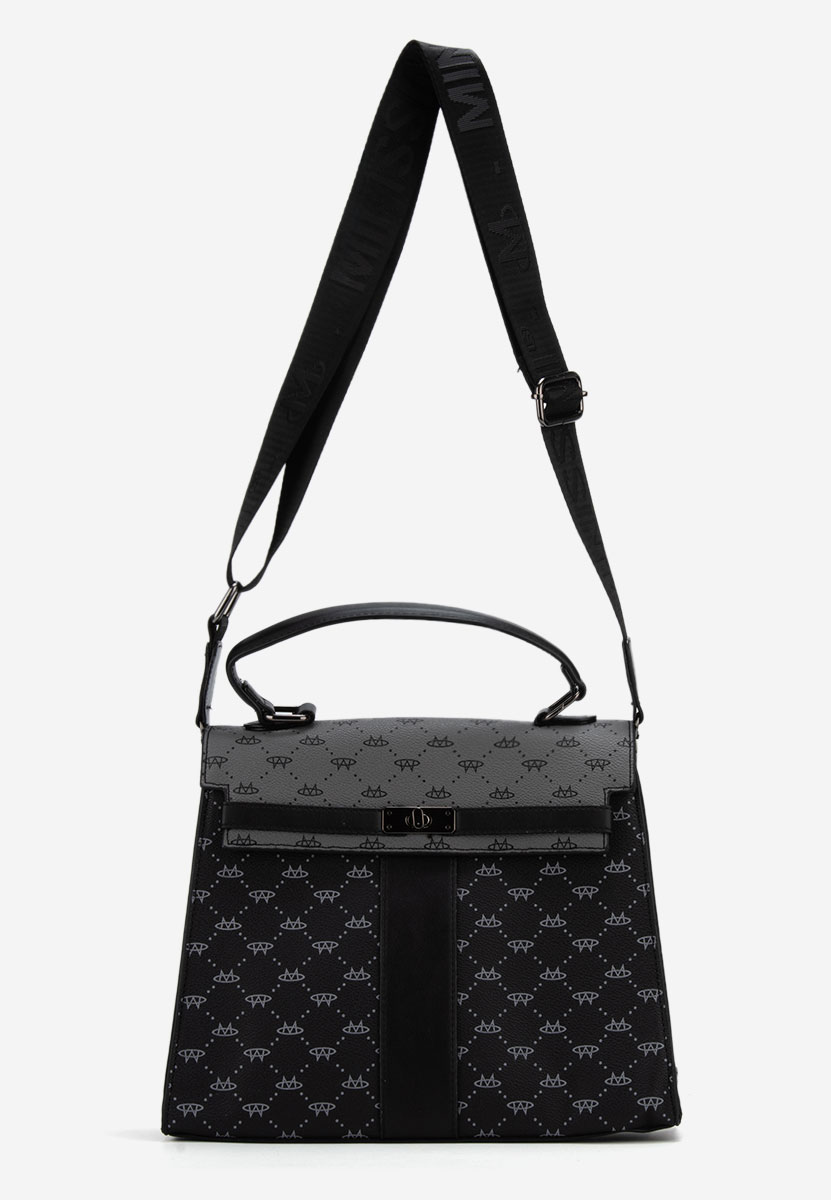 Černá rukojeť kabelky Leisure V3