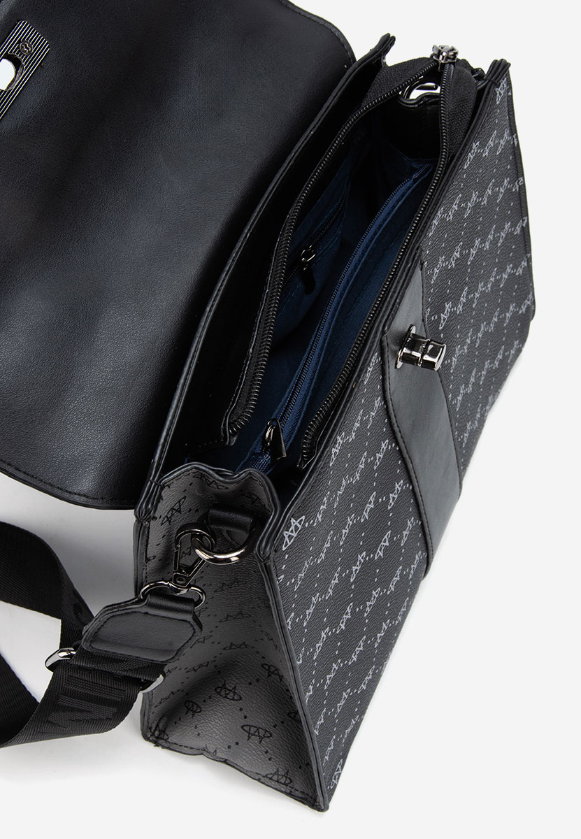 Černá rukojeť kabelky Leisure V3