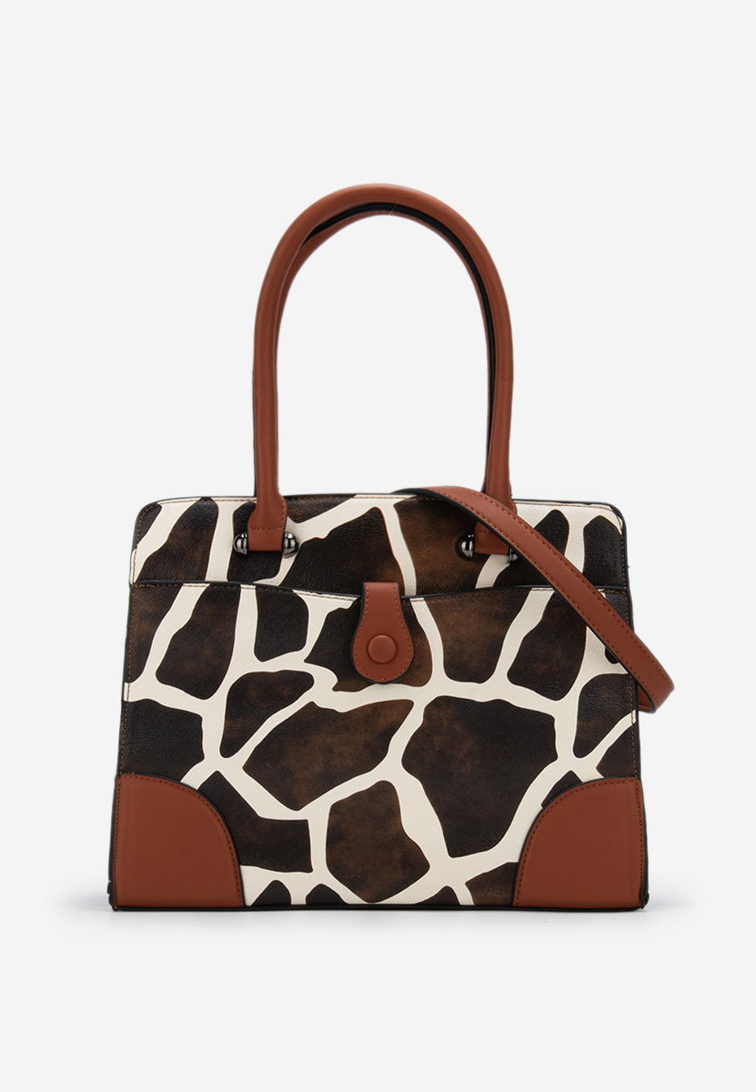 Animal print ramenní kabelka Adelicia