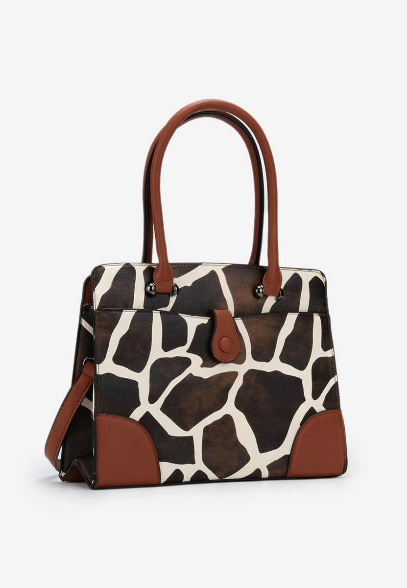 Animal print ramenní kabelka Adelicia