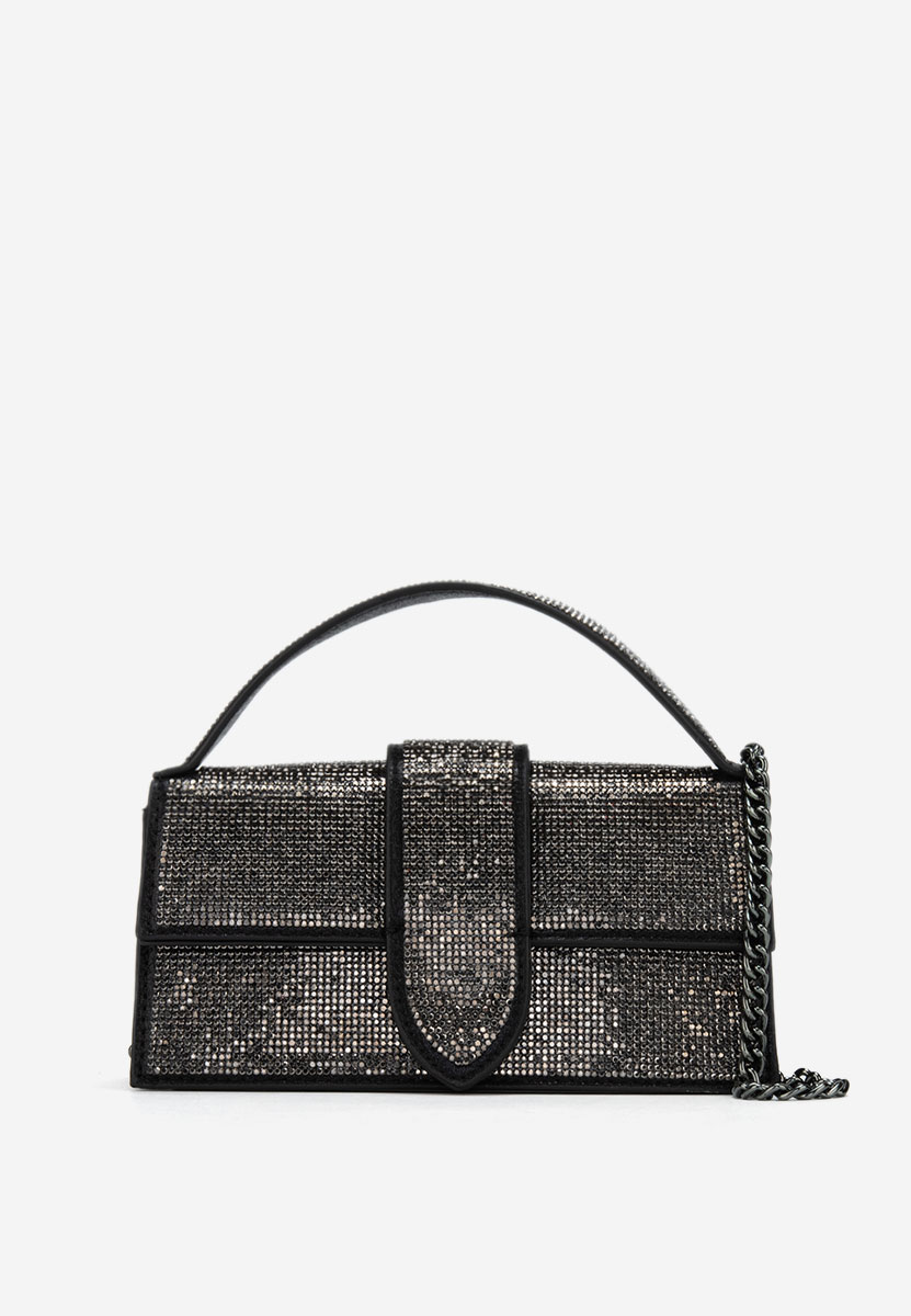 Černá obálková kabelka Eleganza