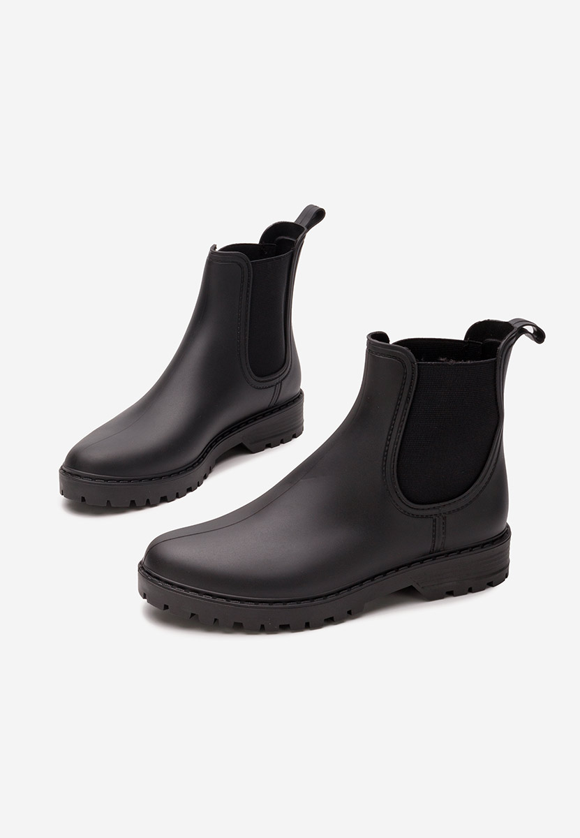 Černé dámské kotníkové holínky Godiva