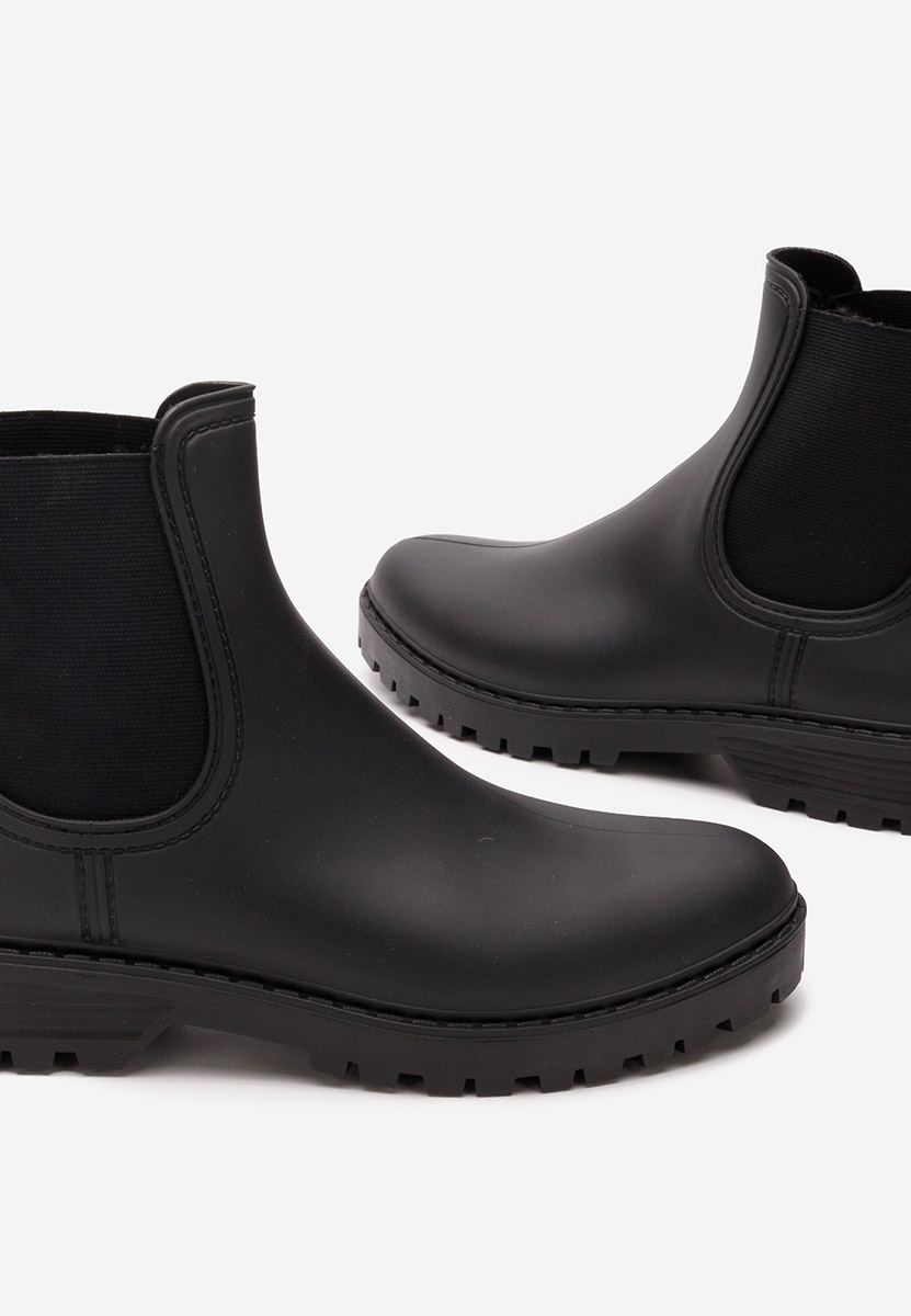 Černé dámské kotníkové holínky Godiva