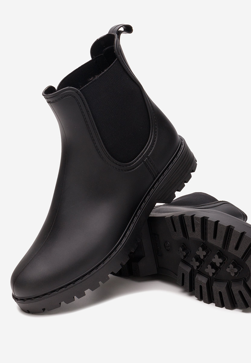 Černé dámské kotníkové holínky Godiva