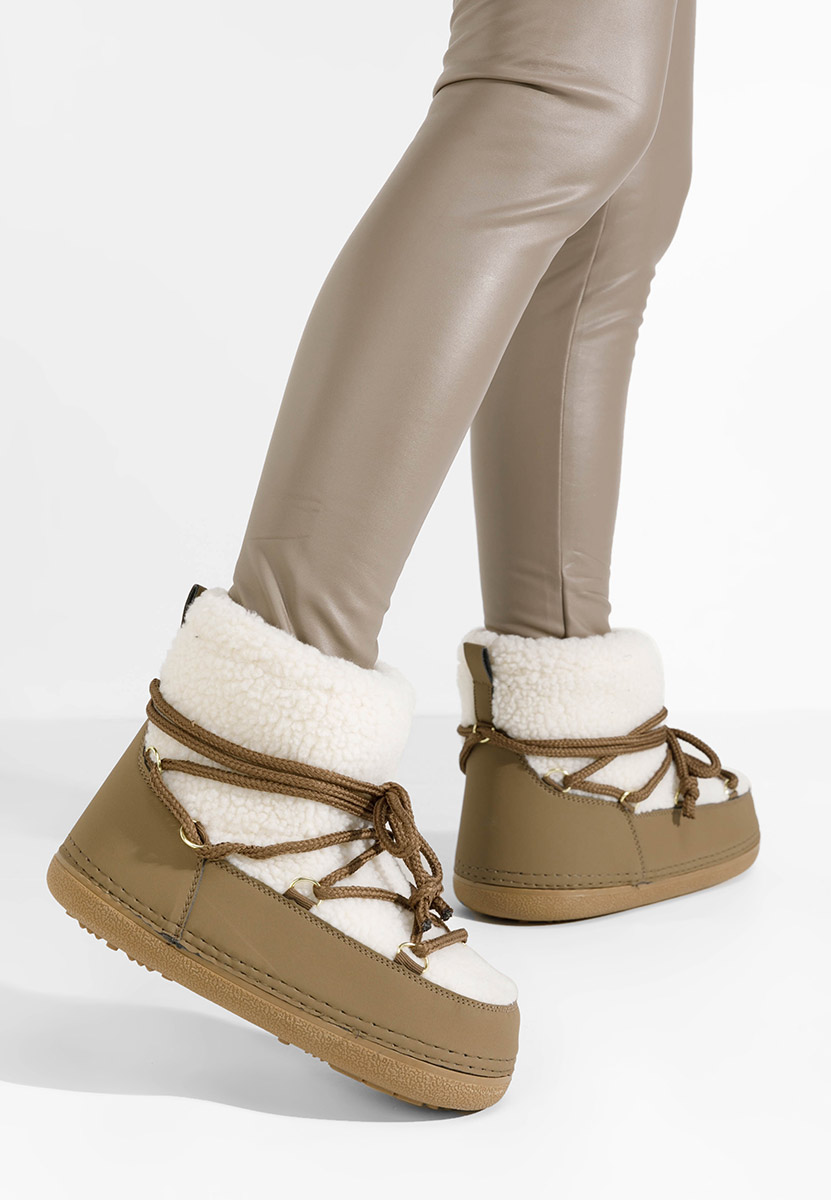 Khaki dámské sněhule Vannesa