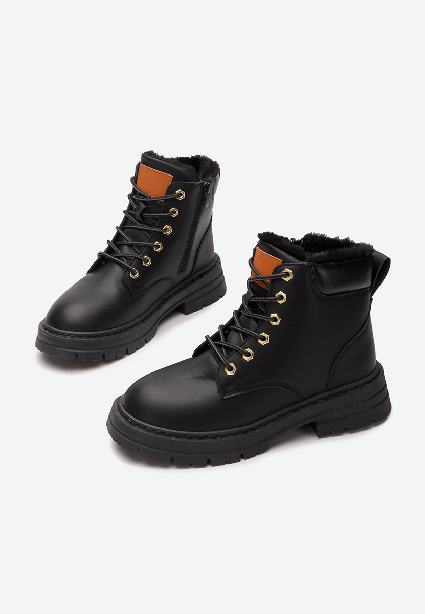 Černé kotníkové zimní boty Katavega V3