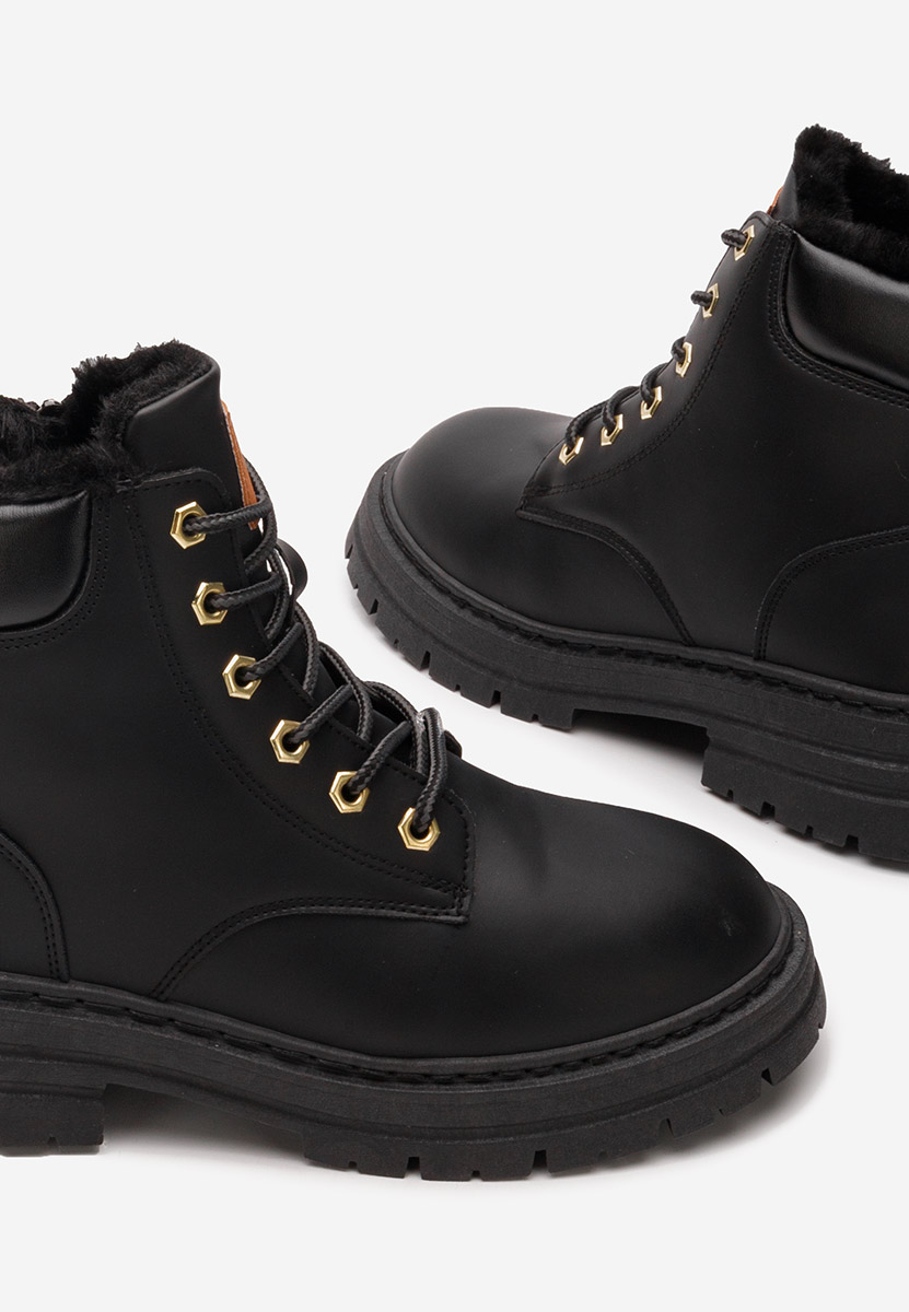 Černé kotníkové zimní boty Katavega V3