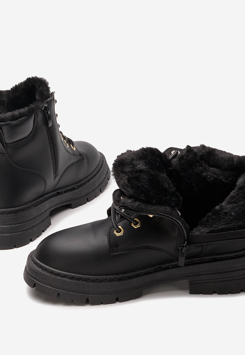 Černé kotníkové zimní boty Katavega V3
