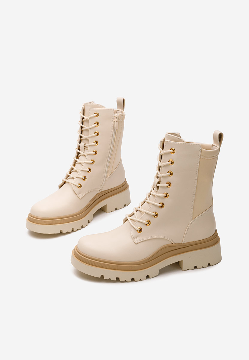 Béžové dámske workery Flaviana