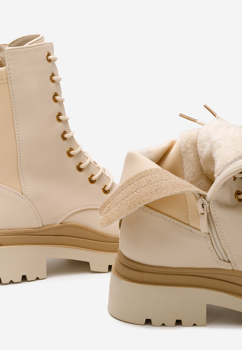 Béžové dámske workery Flaviana