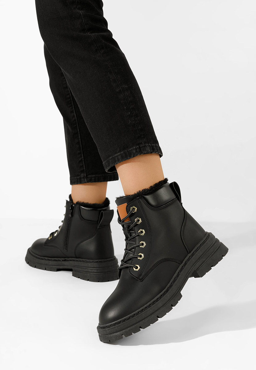 Černé kotníkové zimní boty Katavega V3