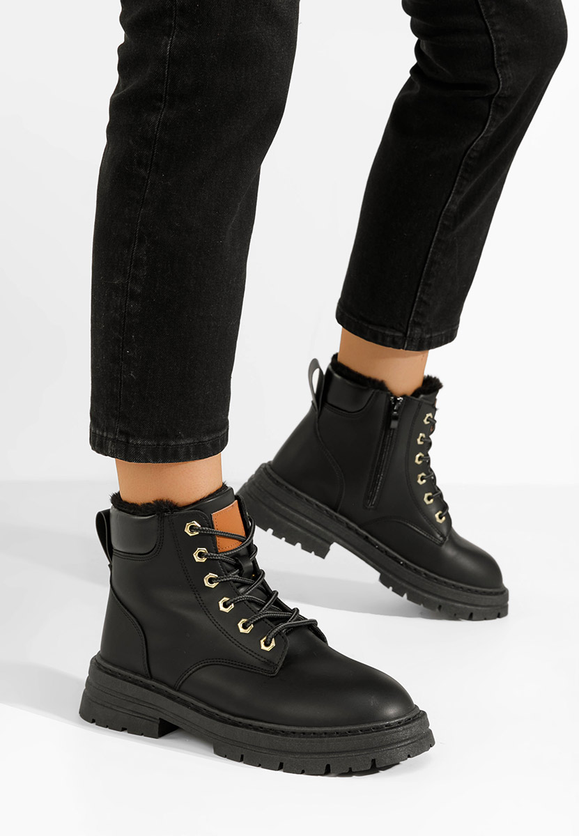 Černé kotníkové zimní boty Katavega V3