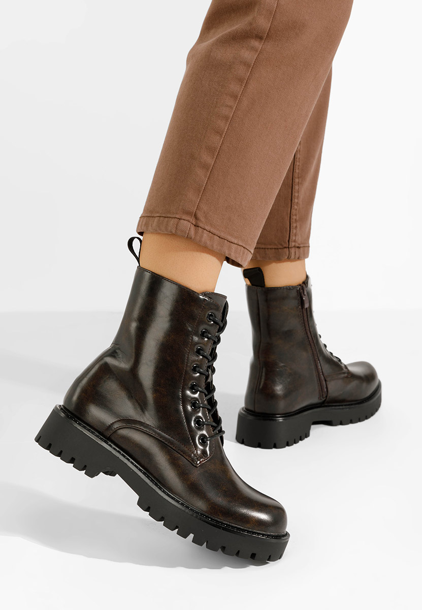 Hnedé dámske workery Sarianna