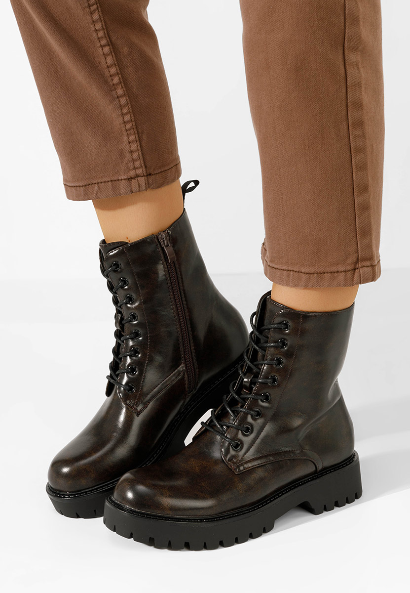 Hnedé dámske workery Sarianna