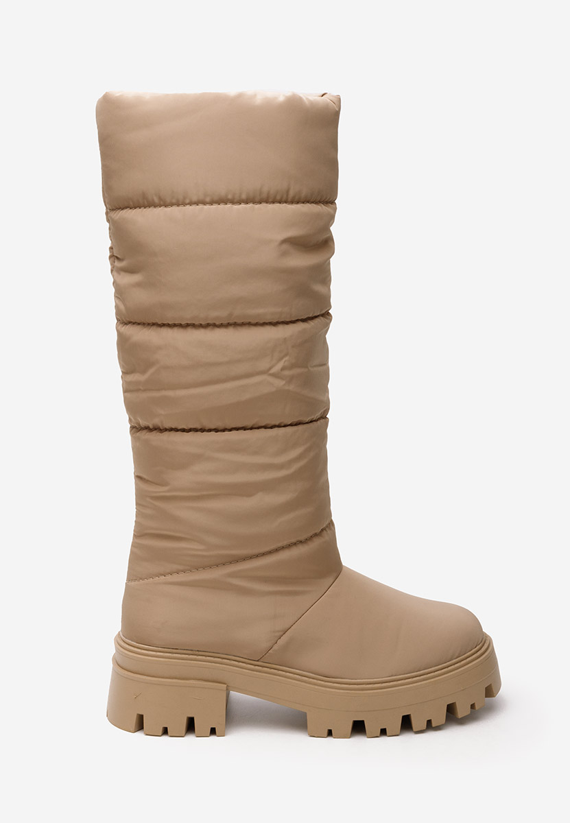 Khaki dámské zimní kozačky Peppa