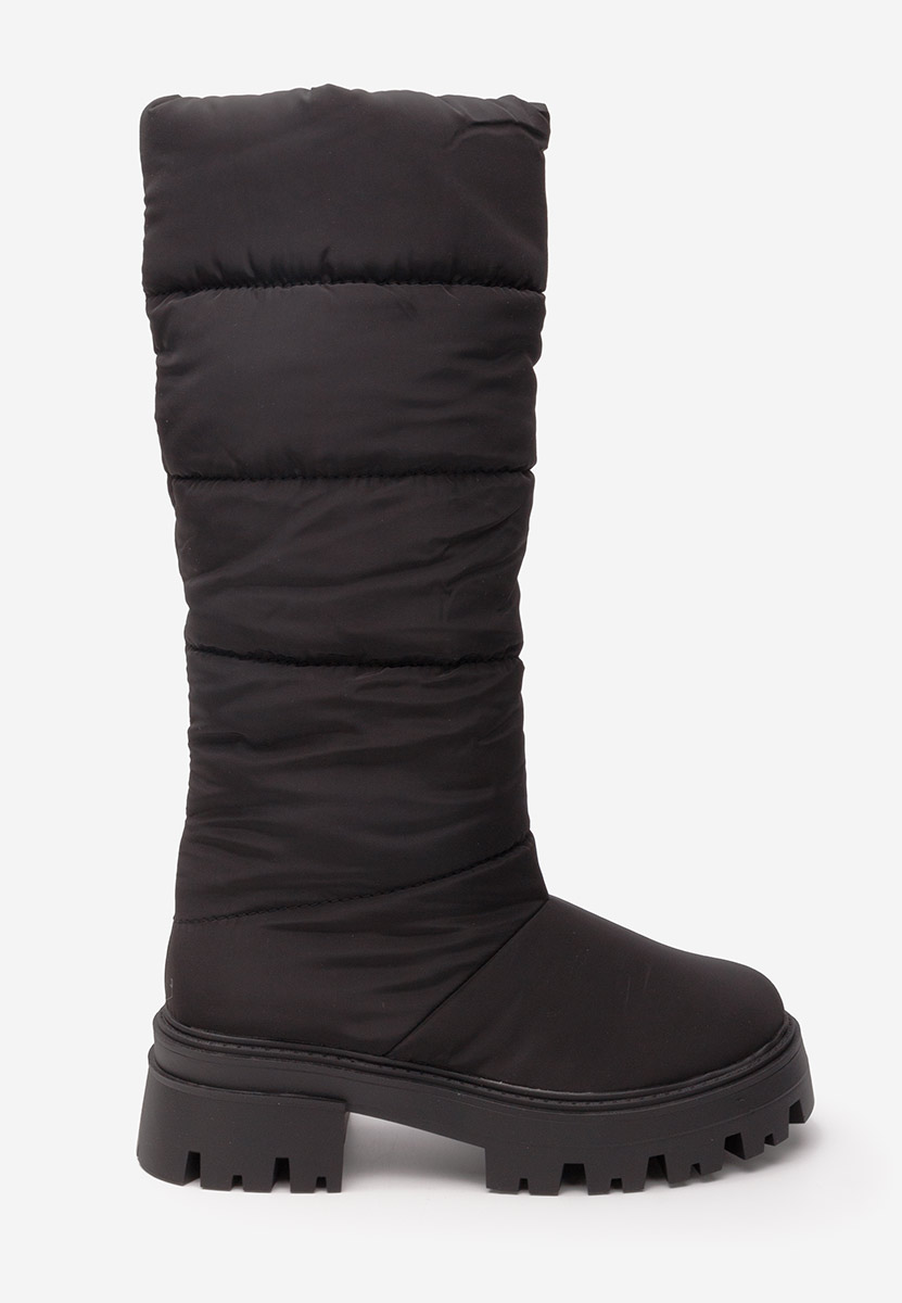 Černé dámské zimní kozačky Peppa