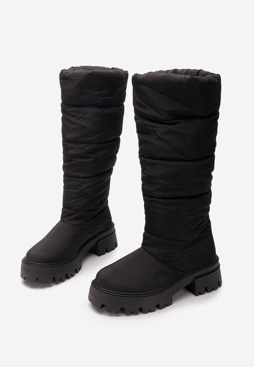 Černé dámské zimní kozačky Peppa