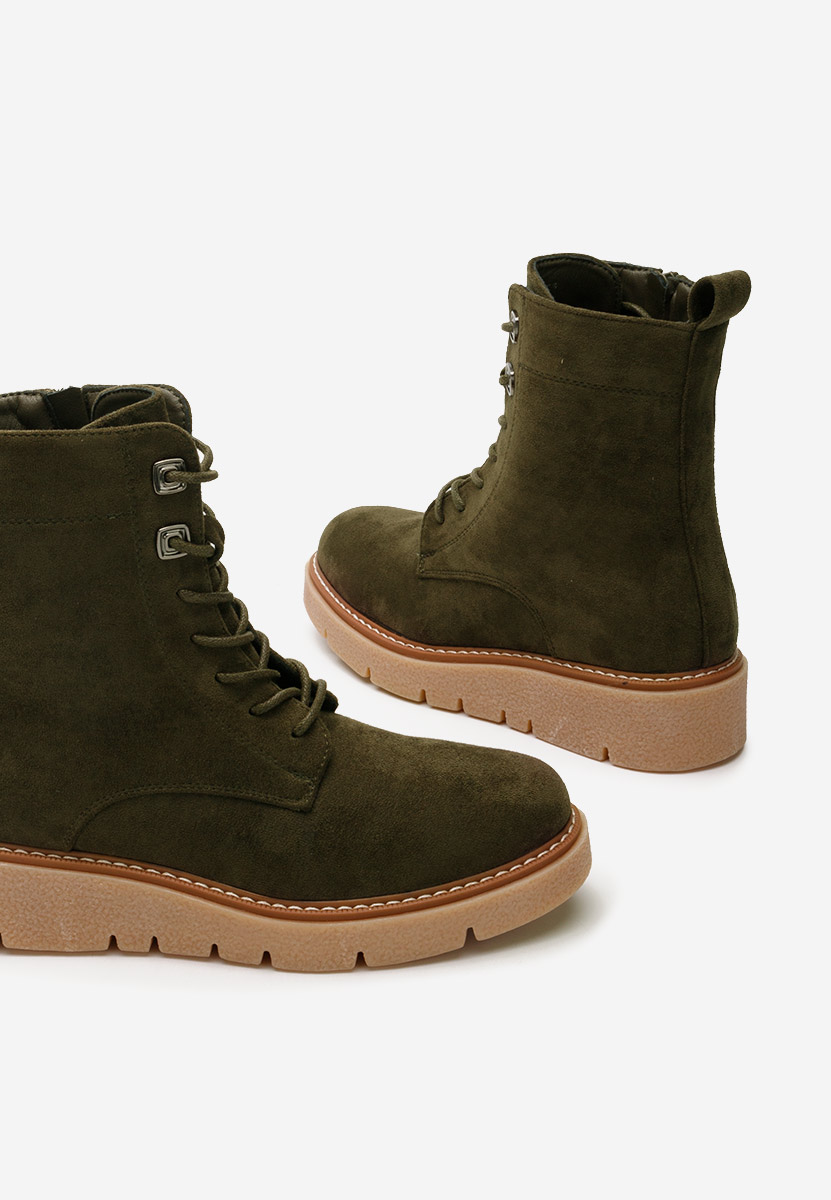 Zelené dámské kotníková obuv Terrianna