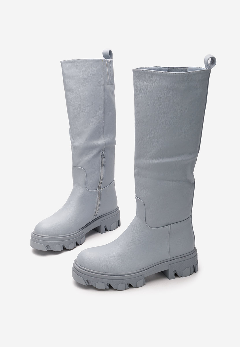 Modré dámské kozačky Oserra