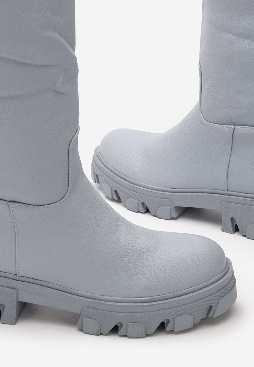 Modré dámské kozačky Oserra