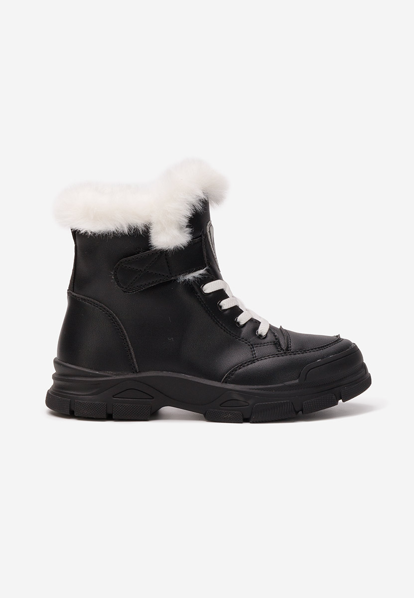 Černé chlapecké kotníkové boty Dalvin