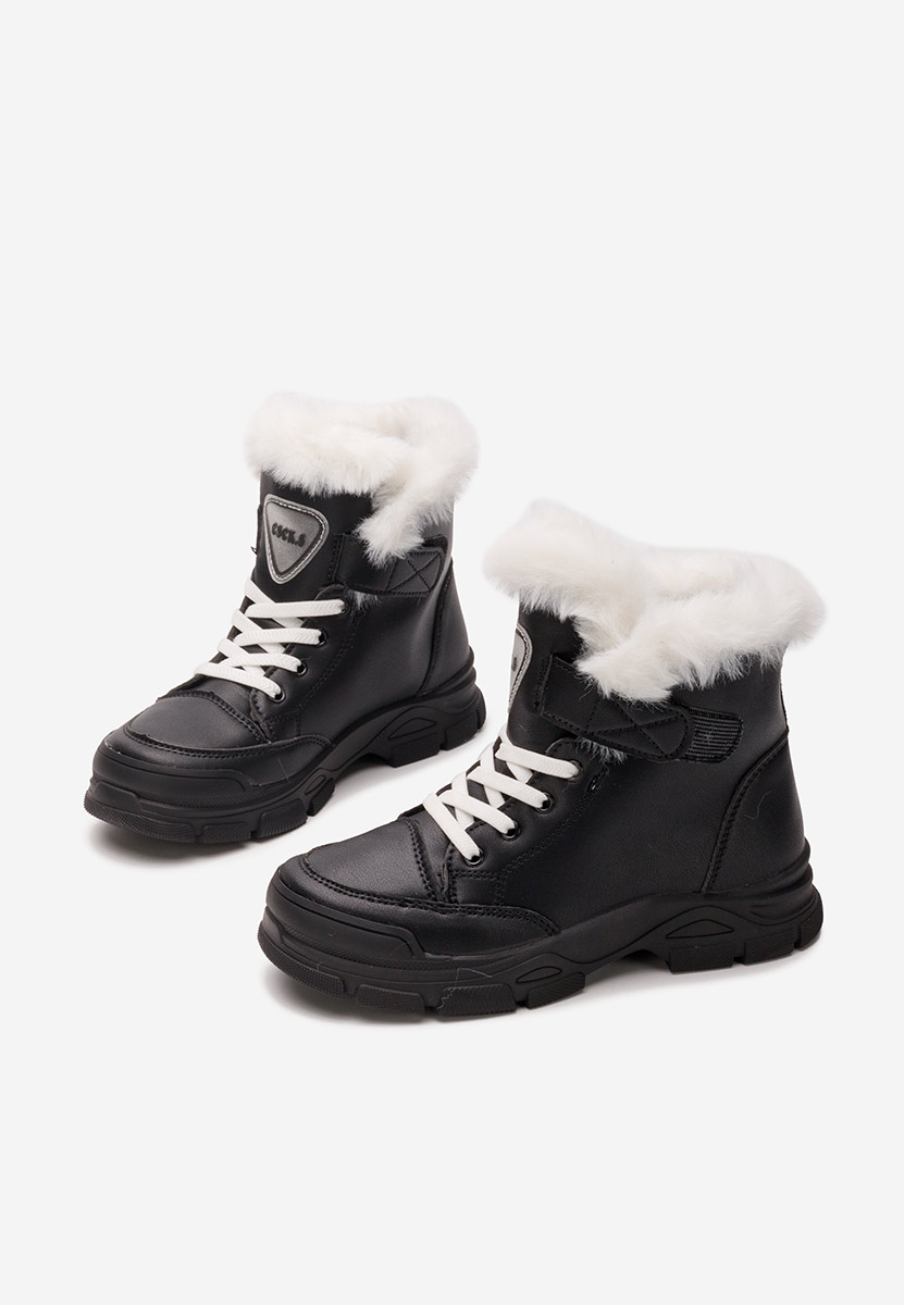 Černé chlapecké kotníkové boty Dalvin