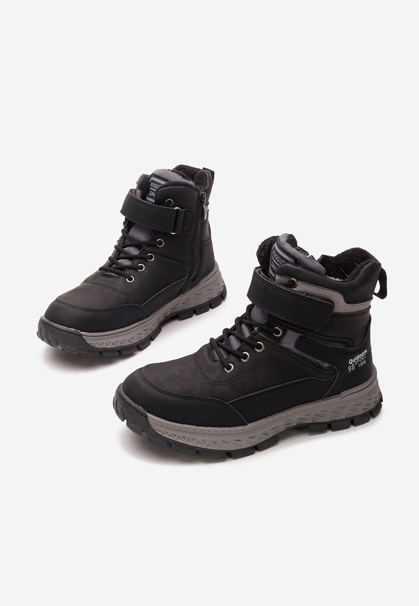 Černé chlapecké kotníkové boty Denver