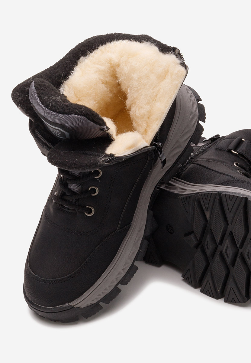 Černé chlapecké kotníkové boty Denver