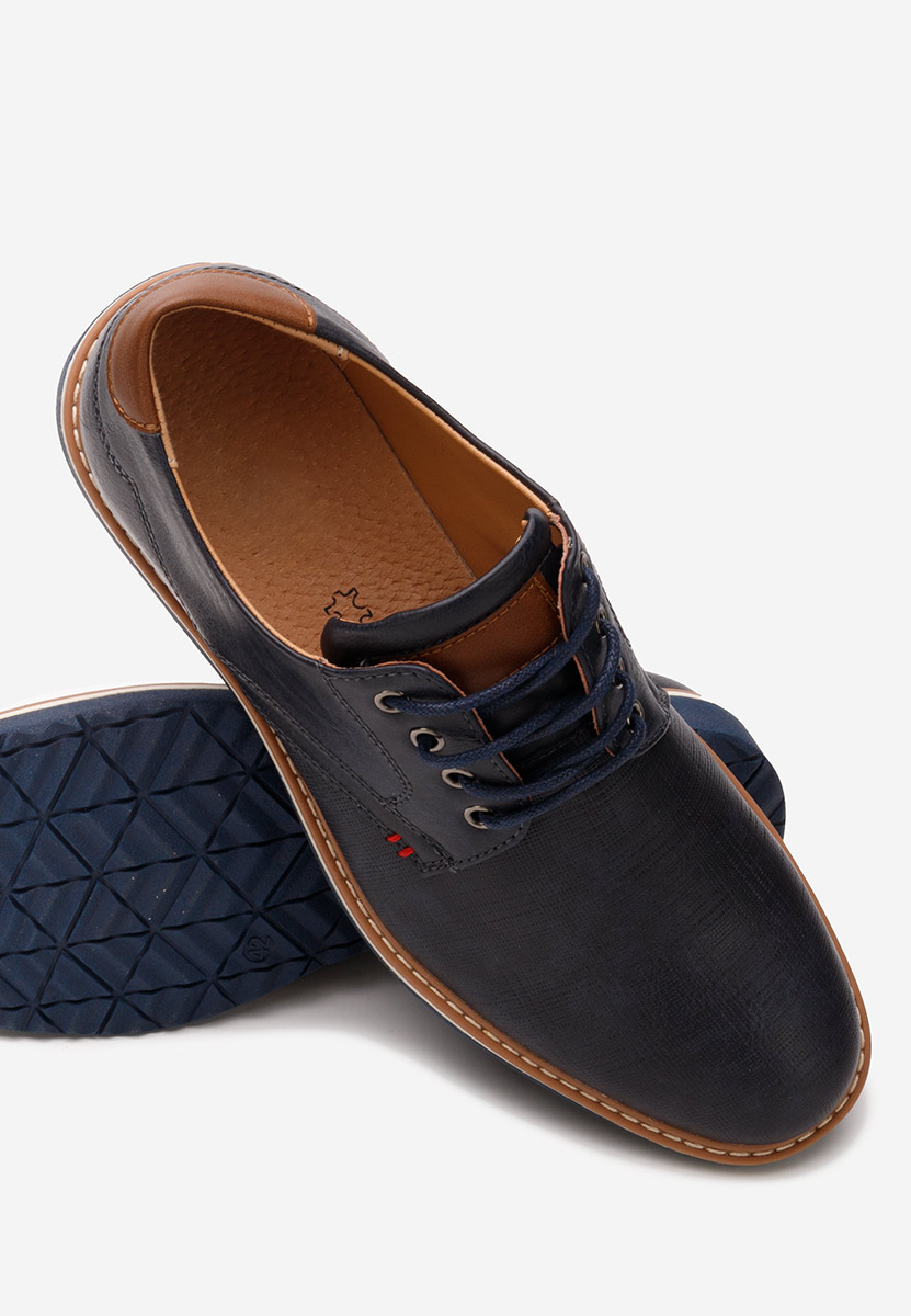 Tmavě modré pánské polobotky Steffen