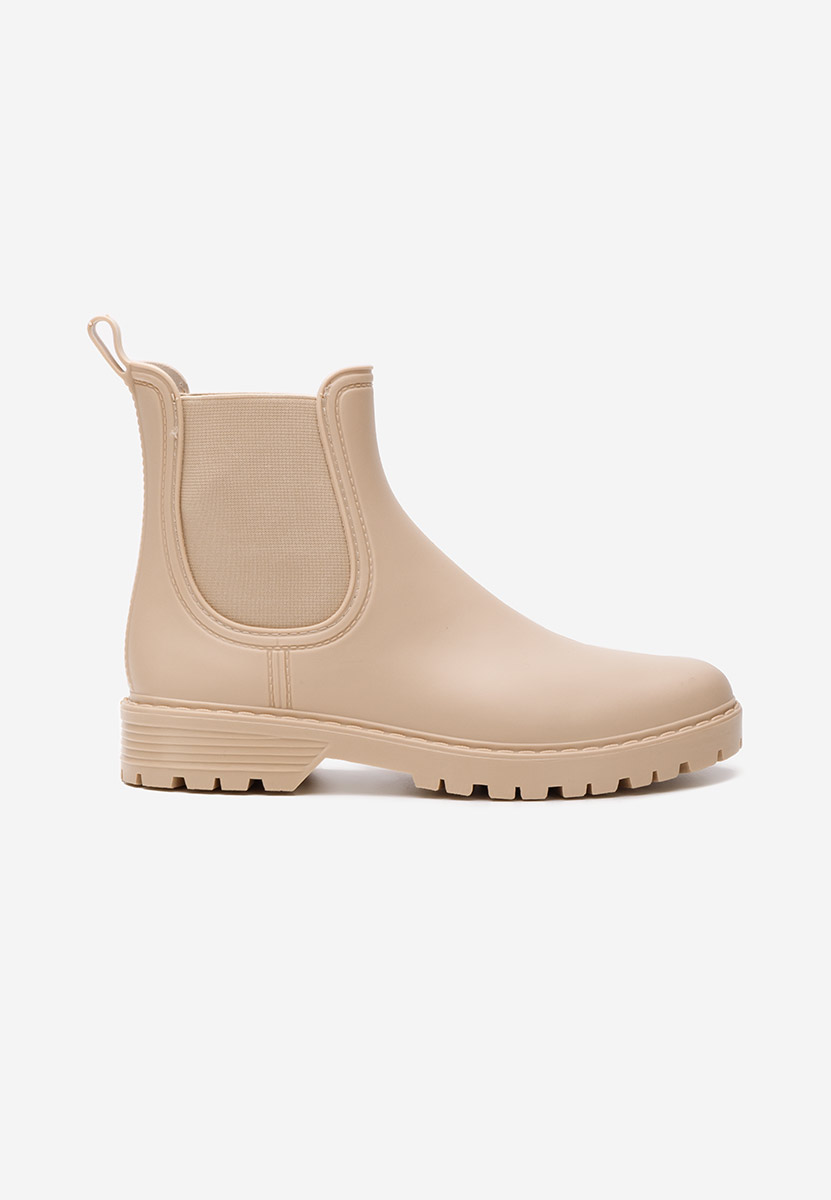 Béžové dámské kotníkové holínky Godiva