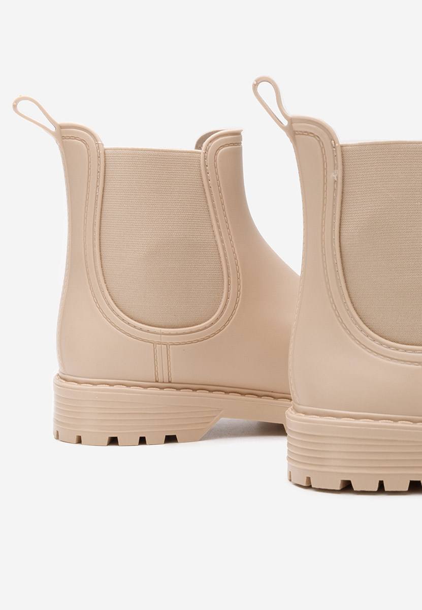 Béžové dámské kotníkové holínky Godiva