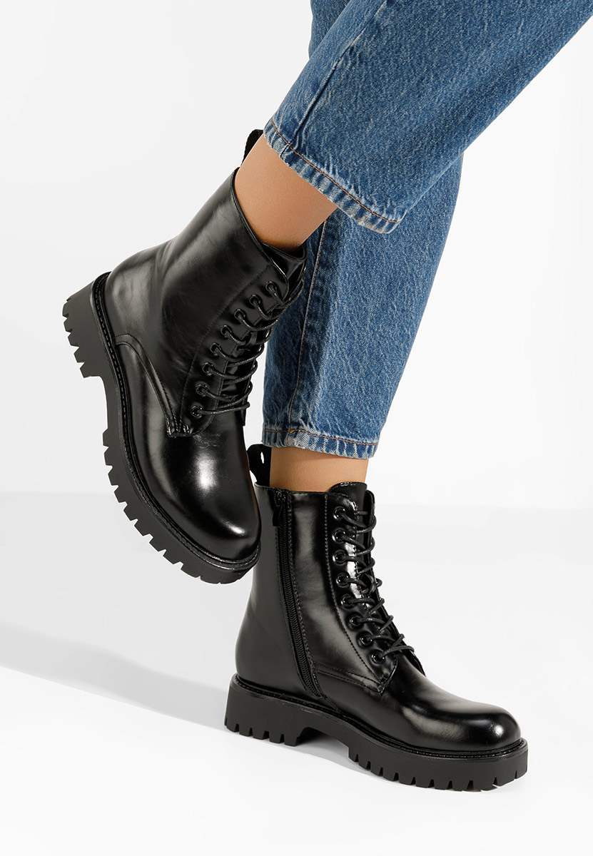 Černé dámske workery Sarianna