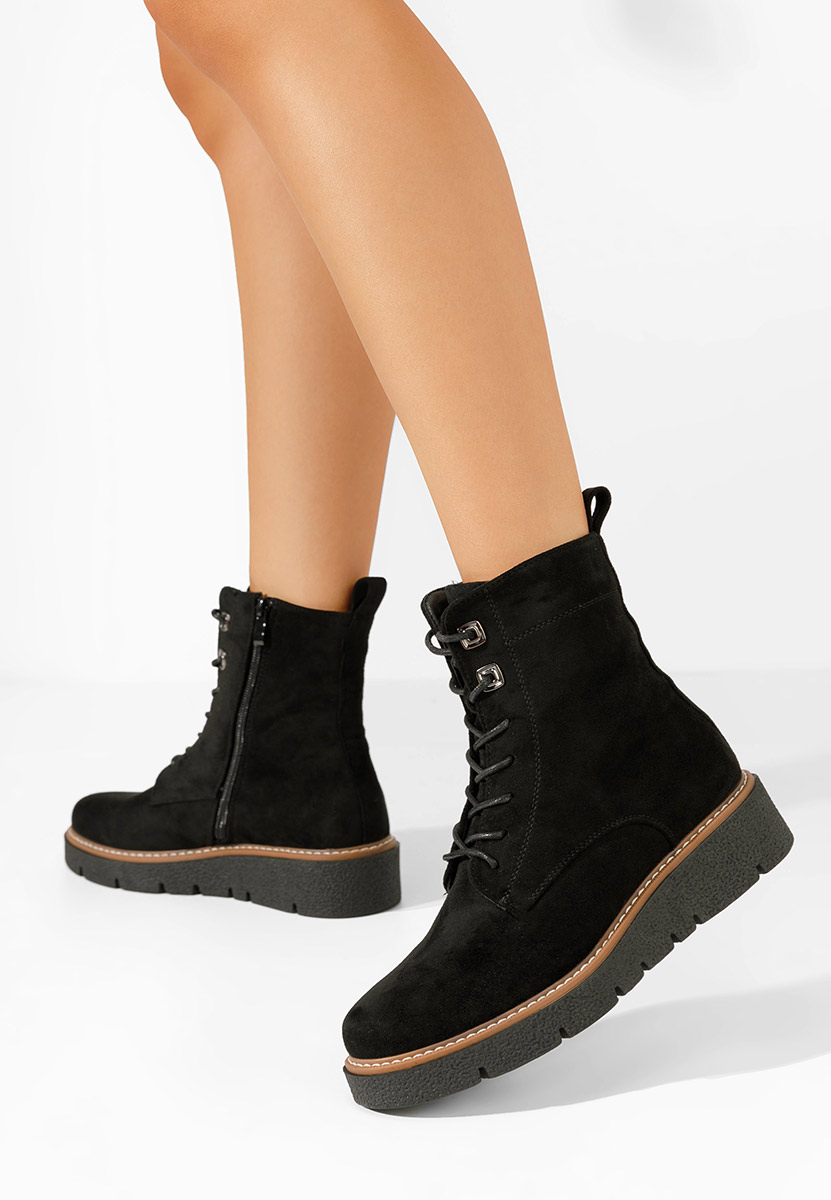 Černé dámské kotníková obuv Terrianna