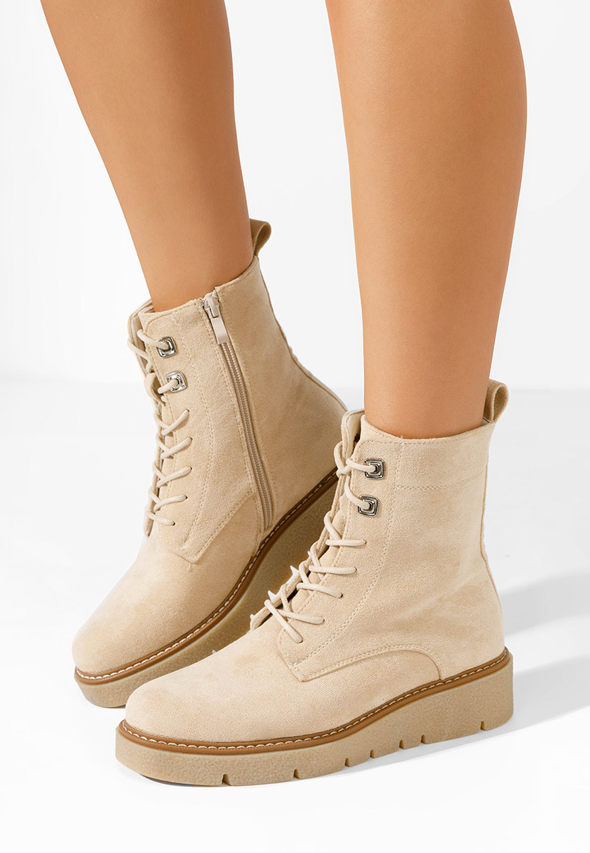 Béžové dámské kotníková obuv Terrianna