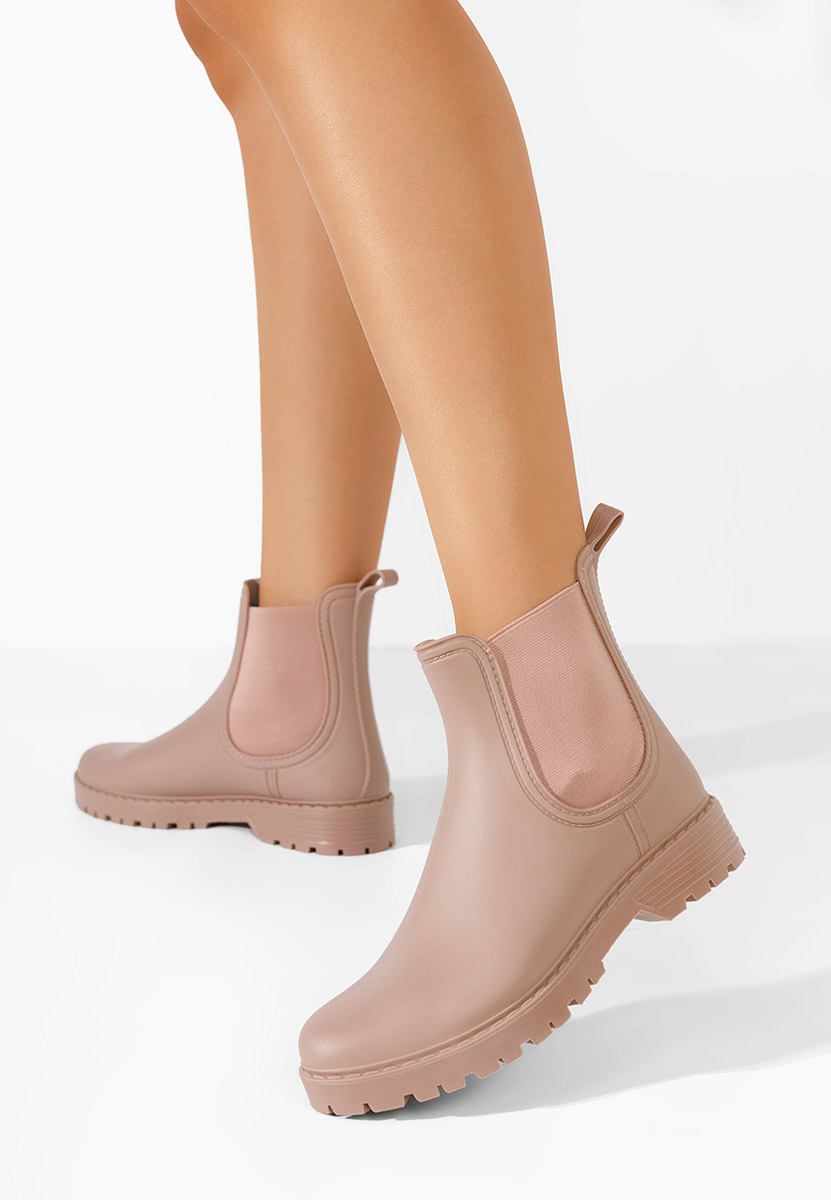 Ružové dámské kotníkové holínky Godiva