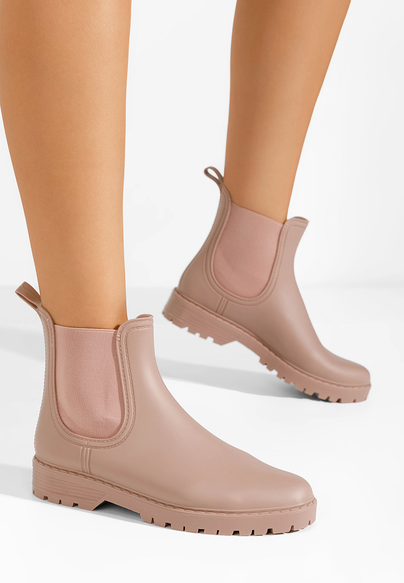 Ružové dámské kotníkové holínky Godiva