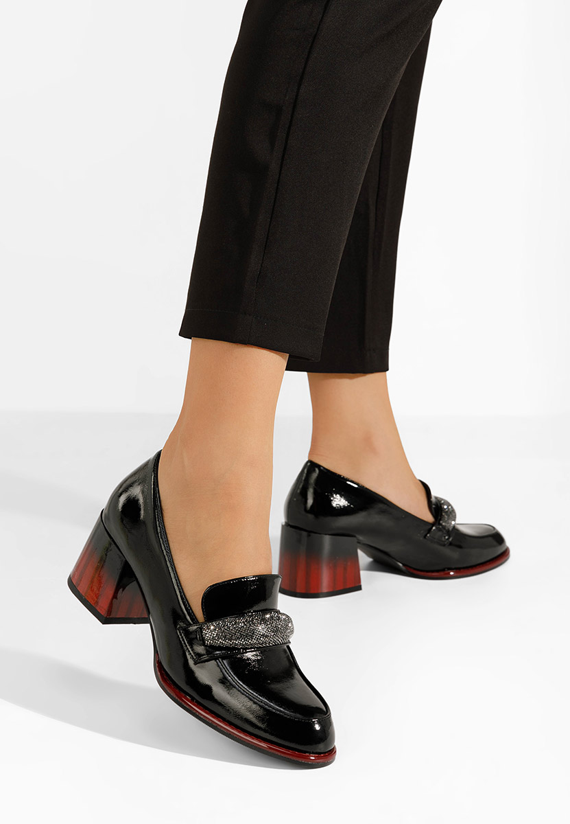 Černé loafers dámské Classy