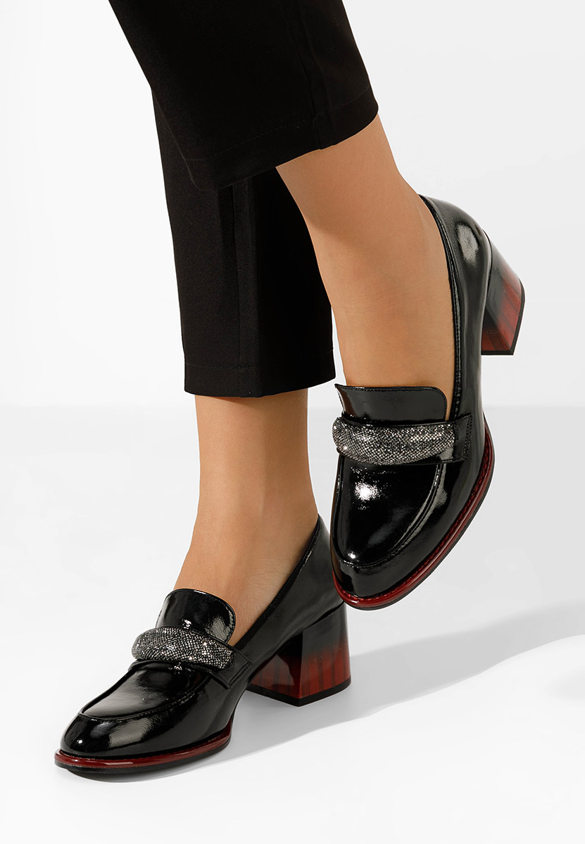 Černé loafers dámské Classy