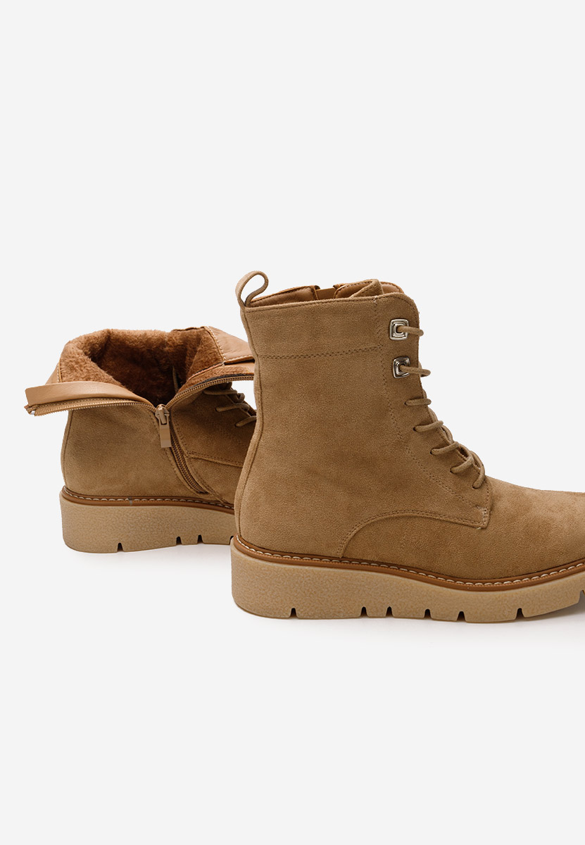 Khaki dámské kotníková obuv Terrianna