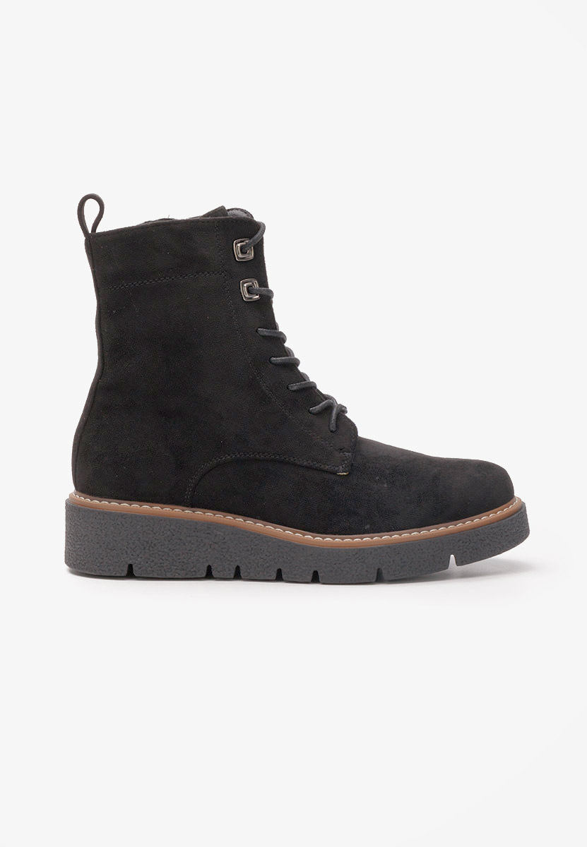 Černé dámské kotníková obuv Terrianna