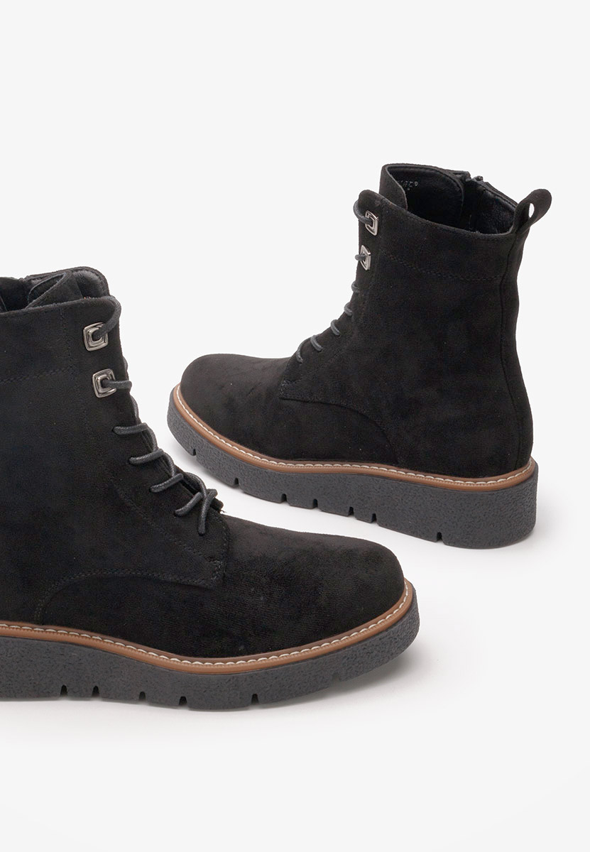 Černé dámské kotníková obuv Terrianna