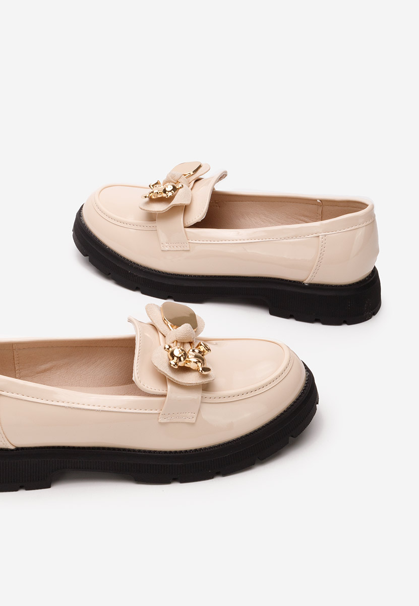 Béžové dívčí mokasíny Sniffy