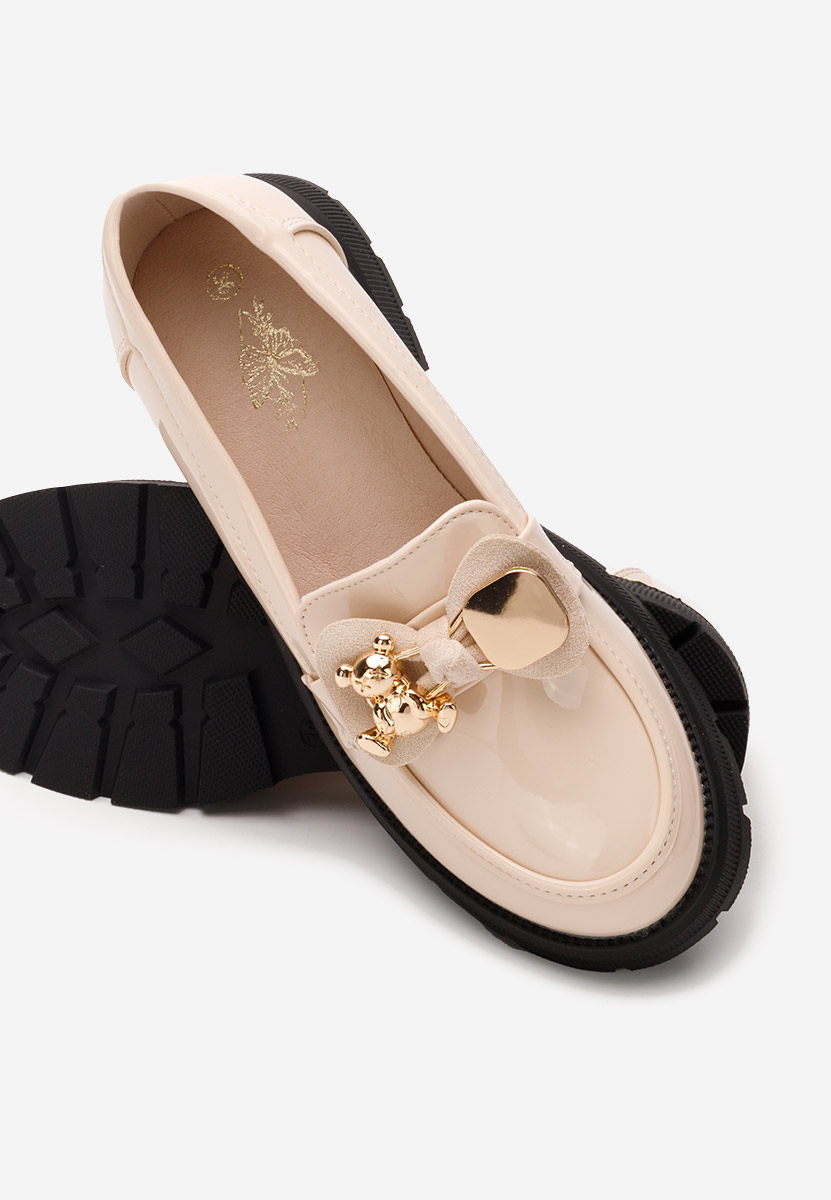 Béžové dívčí mokasíny Sniffy