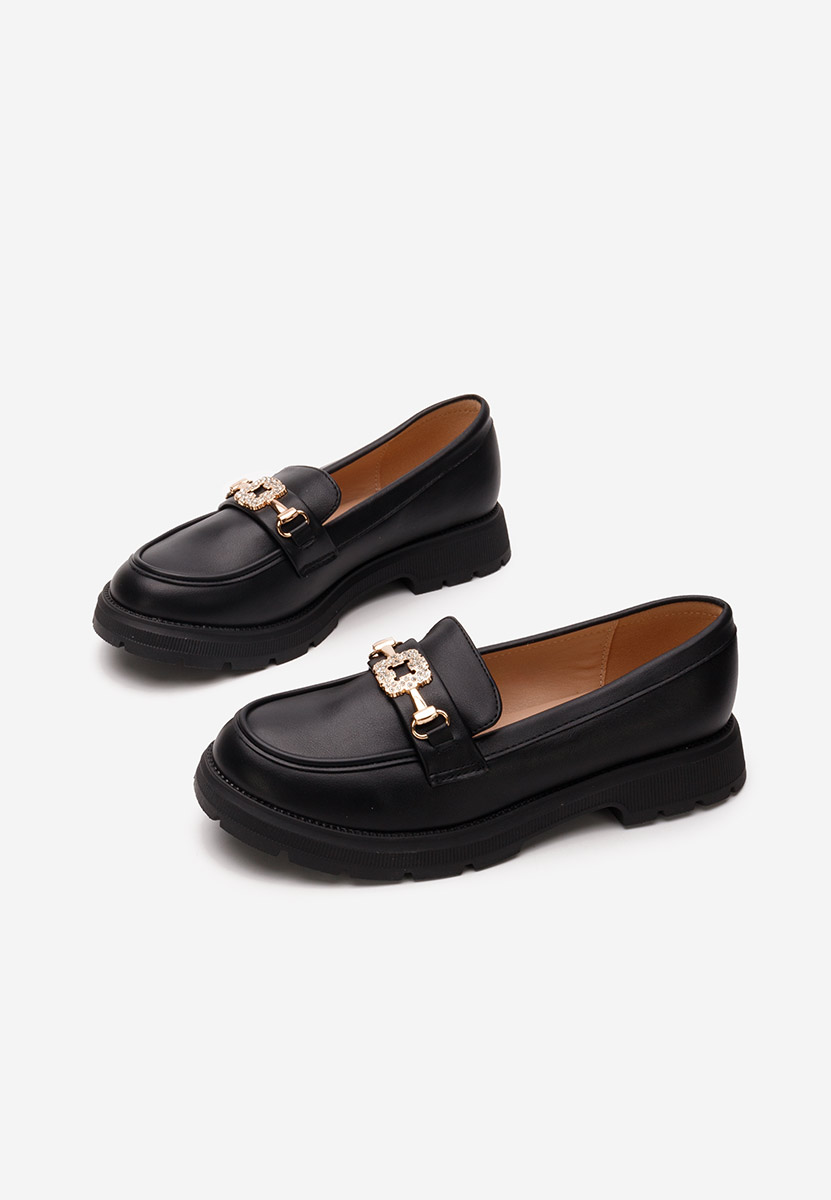 Černé dívčí mokasíny Flumisa