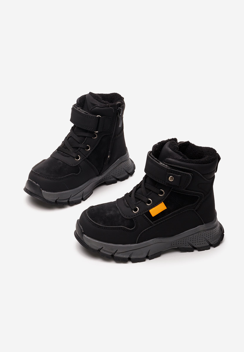 Černé dětské kotníkové boty Sproggy