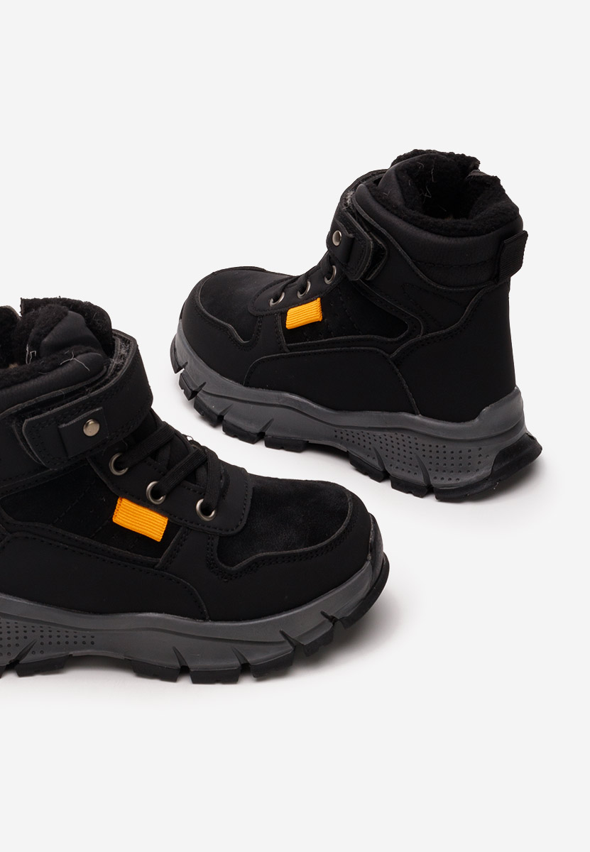 Černé dětské kotníkové boty Sproggy