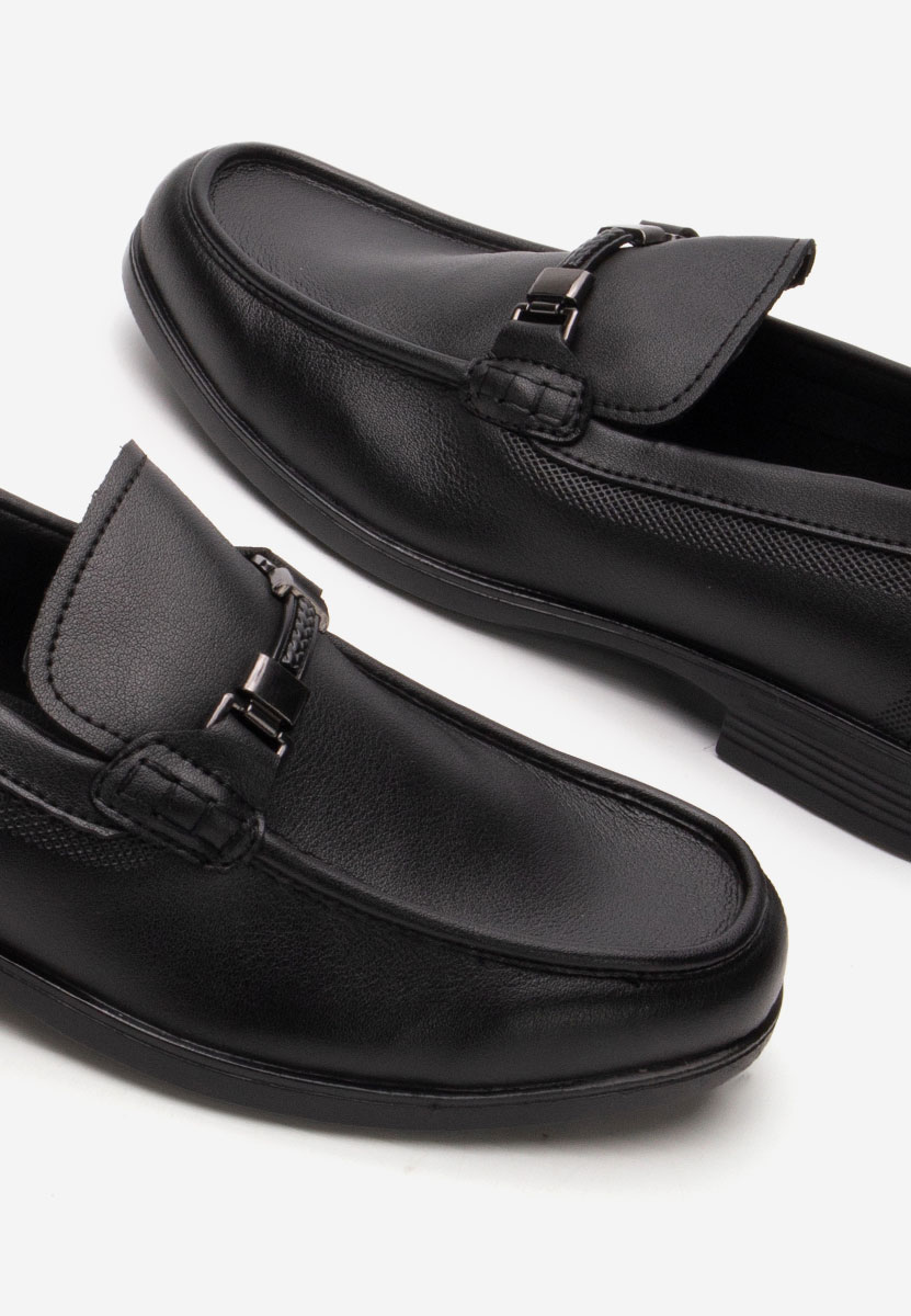 Černé pánské mokasíny Barton